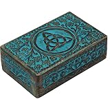 Craft&Style Deko Schatulle Kästchen Box Schachtel Kiste Dose aus Holz mit...