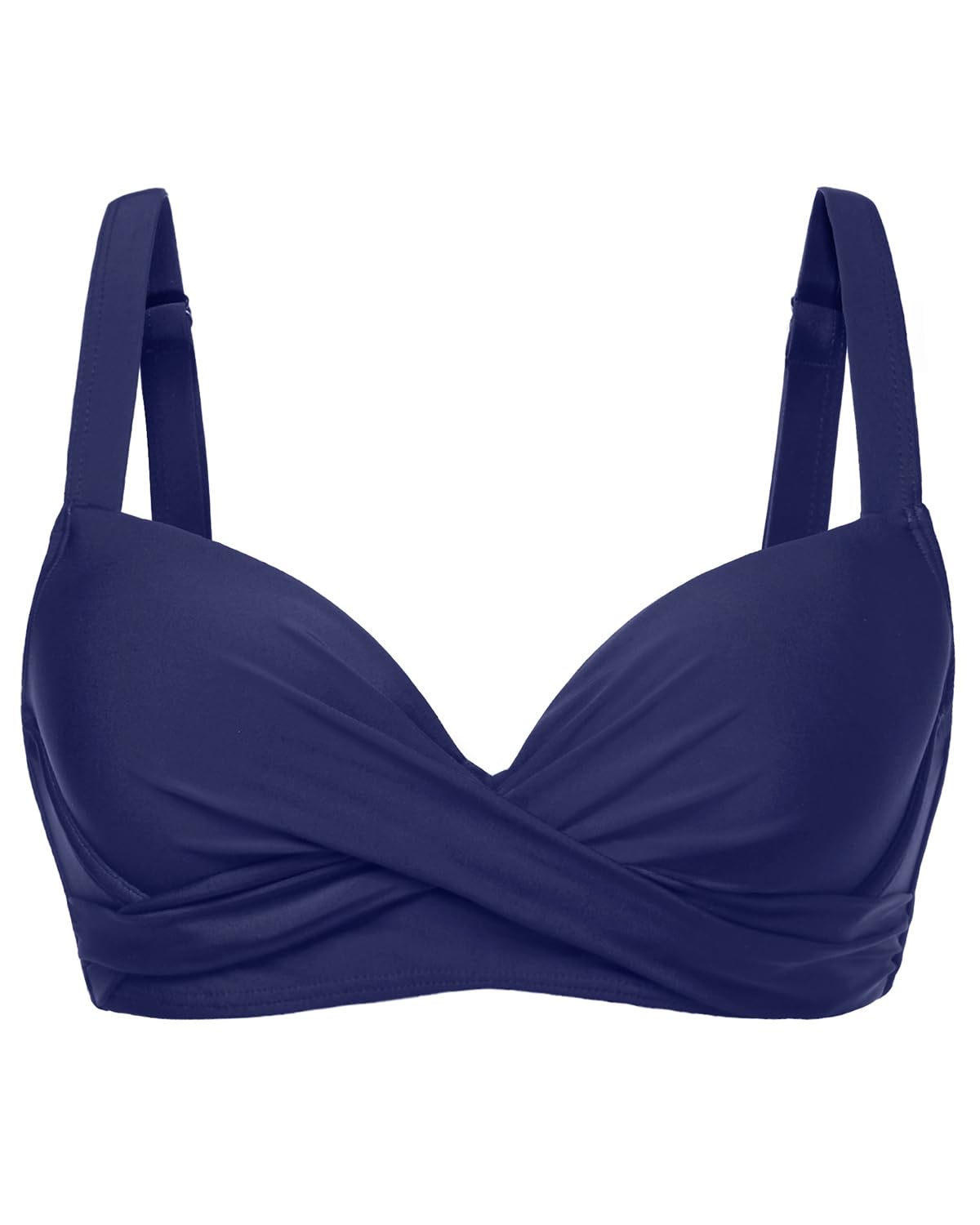 Women Underwire Bikini Top - Bra Padded Push Up Swimsuit Top