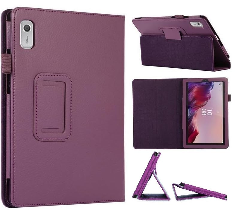 TDA Capa comercial para Lenovo Tab M9 22.9 cm capa leve fina couro PU dobrável com suporte capa inteligente hibernar/despertar automática para tablet Lenovo 9 polegadas Tab M9 versão 2023 (TB310FU /