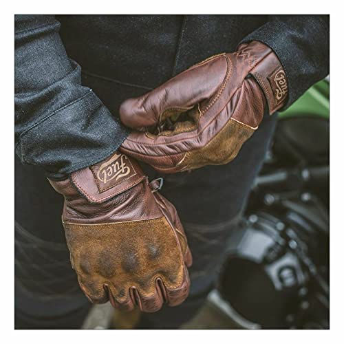Amazon.co.jp: Fuel Bespoke Motorcycles ”RODEO” GLOVE M ブラウン