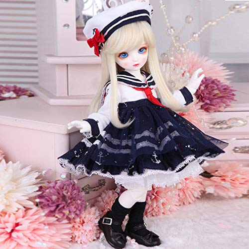 Amazon | 人形メイド服 球体関節人形着せ替え ドールドレス セーラー服