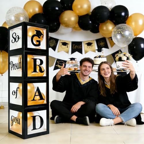 Complete 2026 Graduation Decorations Set with Boxes & Balloons - Image 5