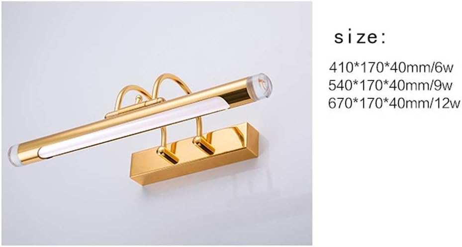 FJYDBTWJ ミラーヘッドライトパンチLedバスミラーランプドレッシングライトウォールランプノルディック現代のミニマリストミラー