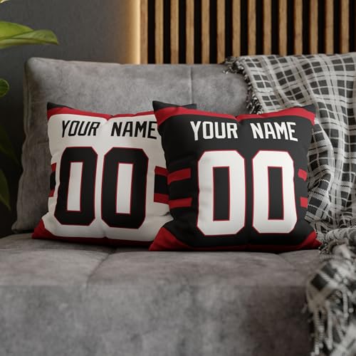 Image of ANTKING Throw Pillow 2 Packs Personalized Custom Any Name Number for Men Women Boy Gifts