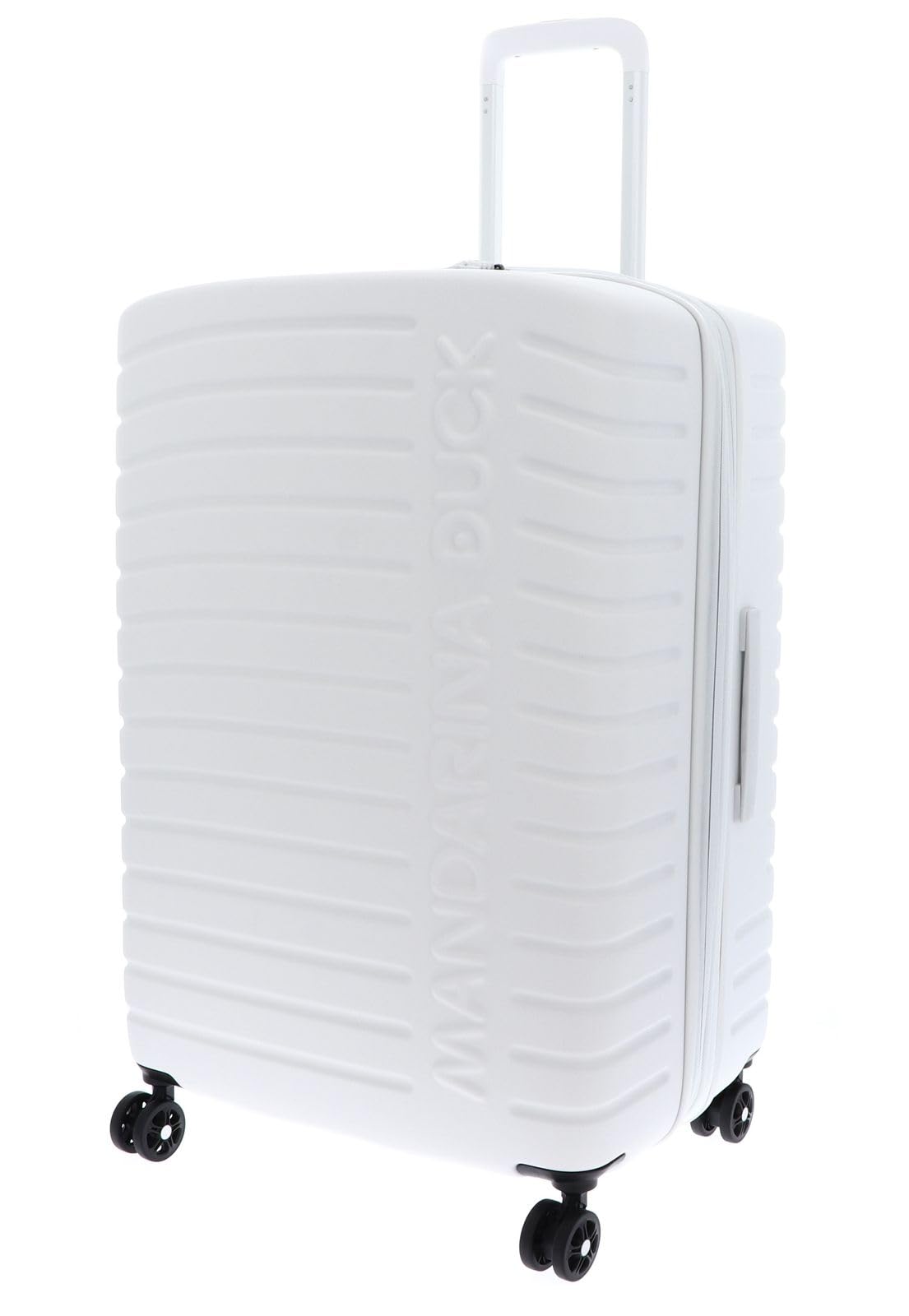 Mandarina Duck Flyduck - 4-Wheel Trolley 69 cm, White, One Size, Flyduck