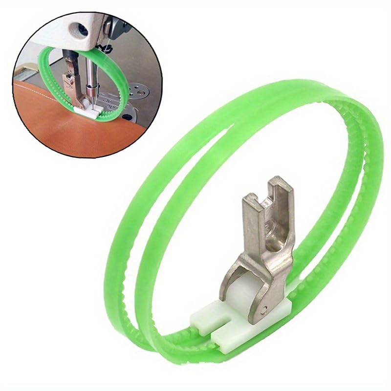Pie prensatela rodillo doble lado para cuero miniatura 4