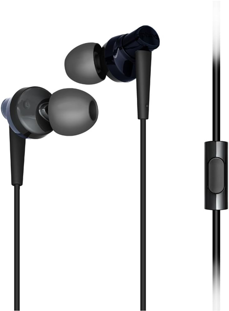 Earphones, Ventung Earbuds with Mic Remote Control Noise Isolation Stereo In-ear Headphones with In-line Mic, for Iphone, Ipod, Ipad, Android Smartphone, Mp3 Players, Etc. (Black)