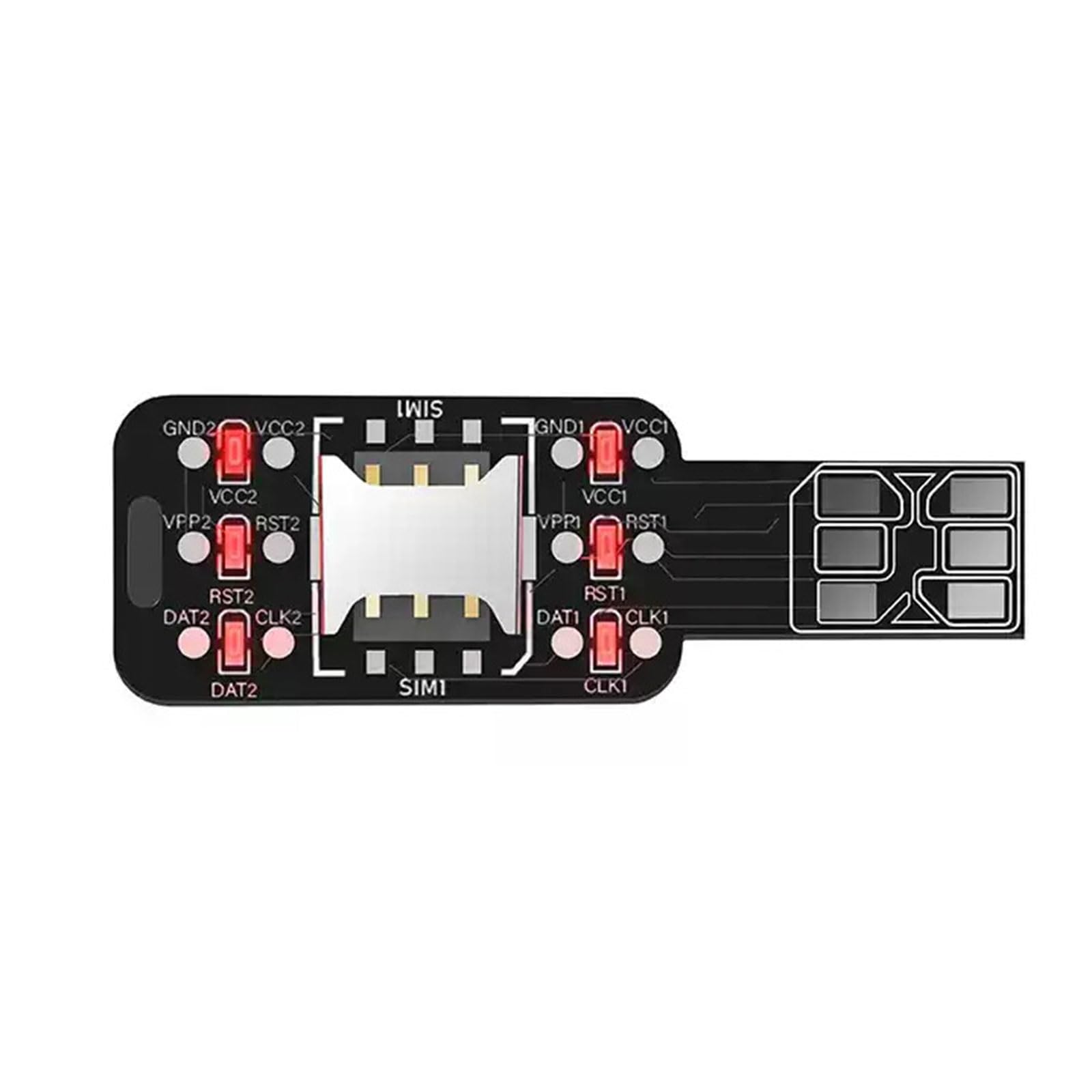 Handheld Phone Card Analyzers Phone Component Tester for Signals Verification in Smartphone Troubleshooting Double Model Card Tester