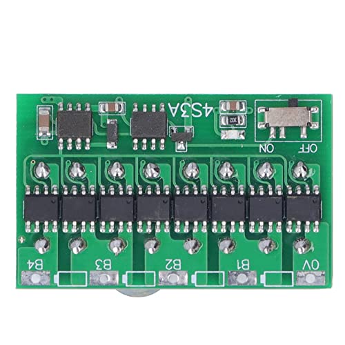 Placa Equilibradora Activa para Baterías 4S con Tecnología de Transferencia de Energía por Condensador - Equilibrador Activo de 3A para Baterías de Litio Ternarias y de Hierro Litio, con Corriente de Reposo de 3 mA y Precisión de 5 mV miniatura 1