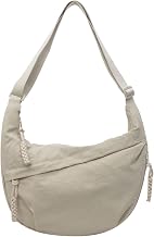 Fulidngzg Women's Crescent Bag Nylon Shoulder Strap with Adjustable Shoulder Strap Elegant Sports Large Capacity Minimalist for Daily Use Shopping Holiday