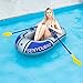 ptlsy Inflatable Boat, Swimming Pool Lake Float Raft for Adults with Oars and Air Pump
