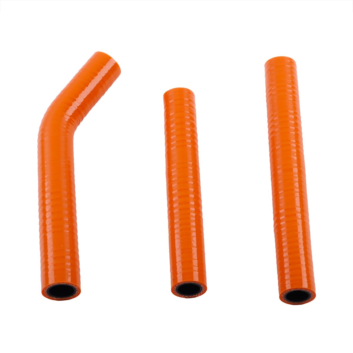 Set tubo radiatore in silicone per KTM 125 144 150 200 250 300 2007 2008 2009 2010 tubo radiatore esterno arancione interno nero