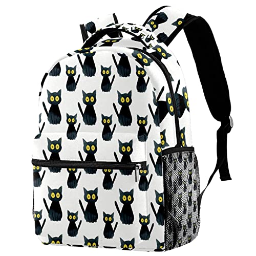 Sac à dos de voyage Halloween pour filles et garçons avec porte-bouteille Medium Couleur 6