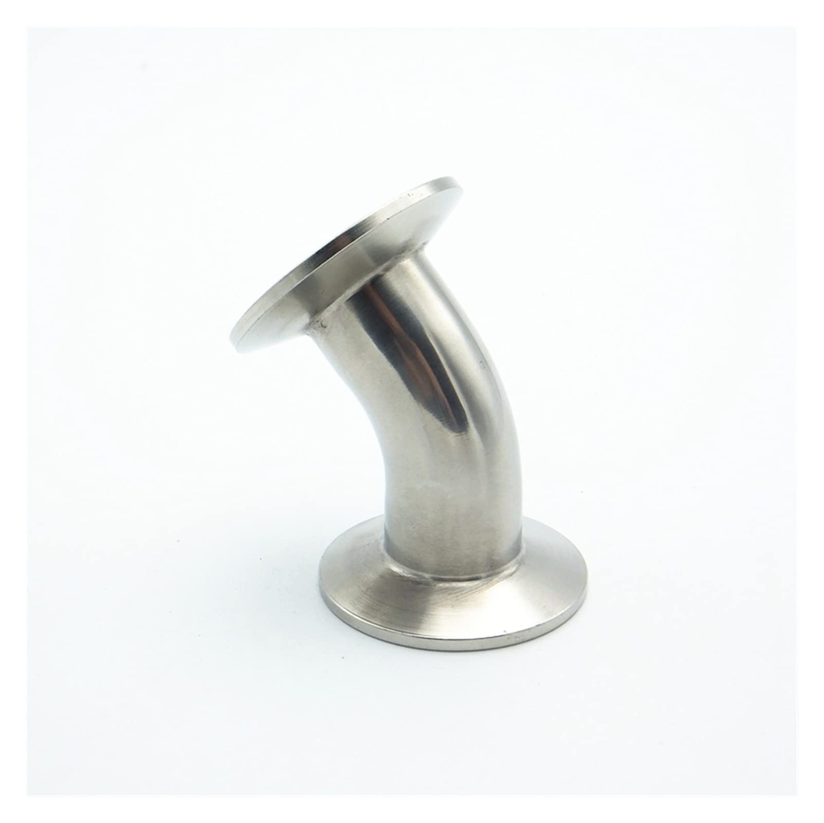 HMTE Raccordi per Tubi 1-1/4 "32mm304 Ghiera in Acciaio Inossidabile Raccordo a Gomito a 45 Gradi 1.5" Ugello per Rubinetto per Tubo Flessibile da Giardino Tri Clamp