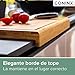 Coninx Tabla de Cortar Trinchar Tabla de Bambú - 45 cm x...