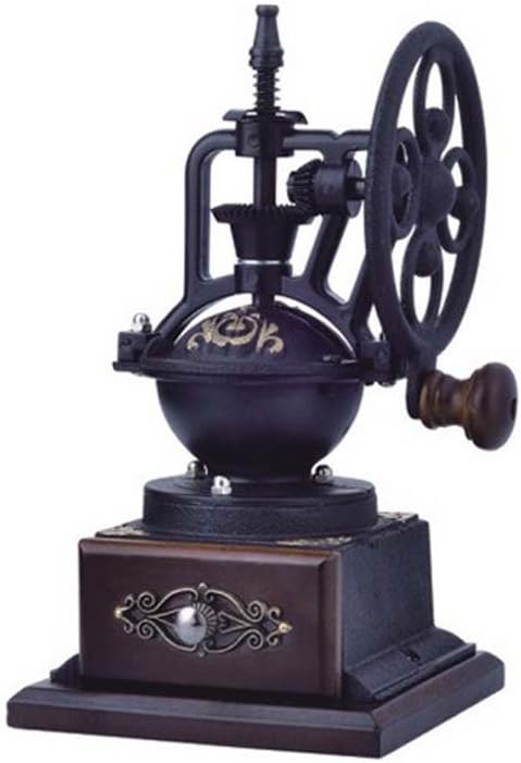 Retro hand-cast blacksmith coffee grinder， manual coffee grinder