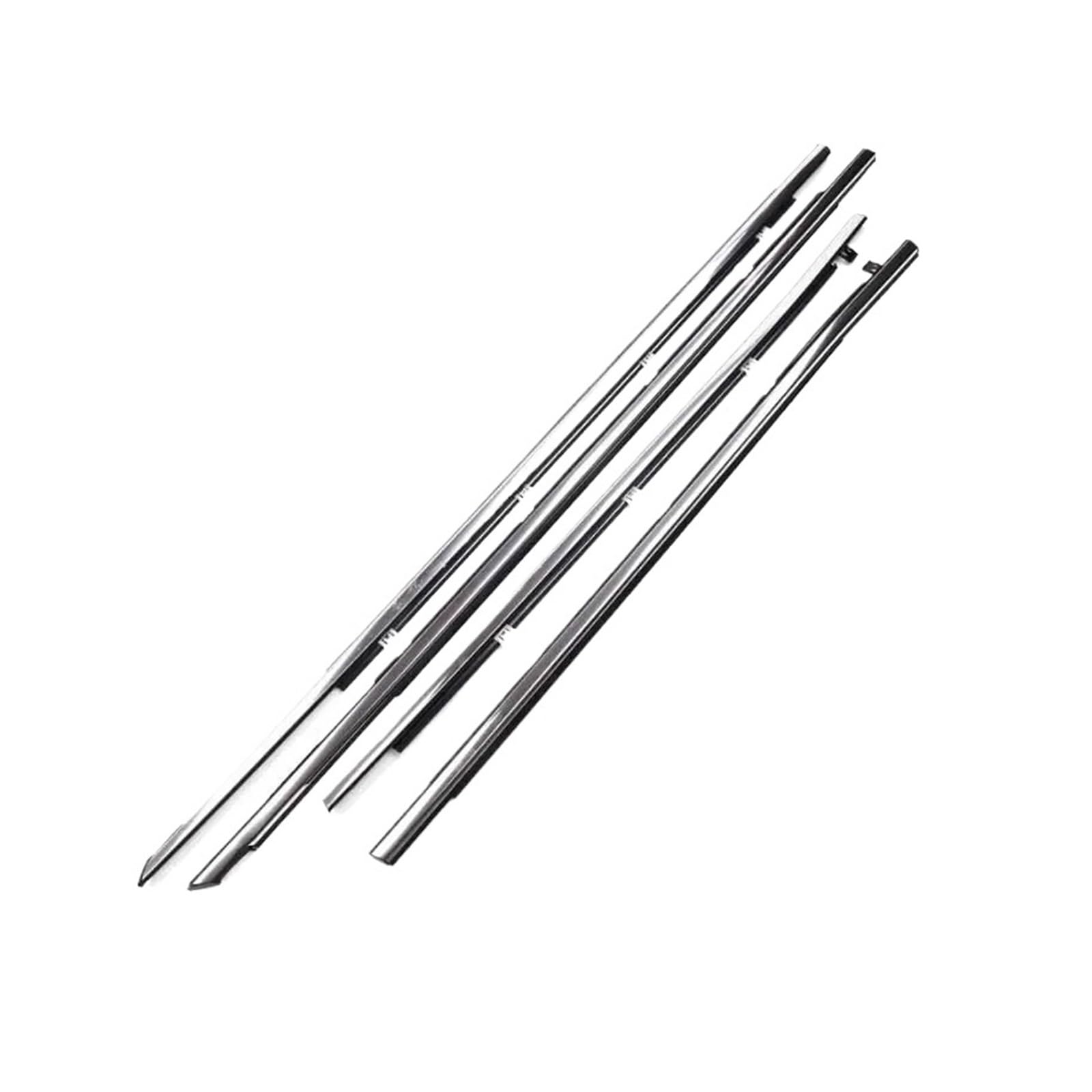 Modanatura per finestrini auto compatibile con Toyota Avalon XX50 2019 ~ 2023, strisce adesive sigillate in vetro antipioggia e intemperie (placcatura 4 pezzi)