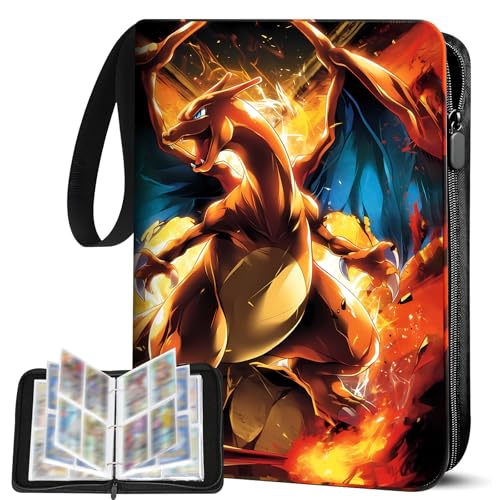 Trading Card Binder 400 Pockets, Card Binder for Kids,PU Waterproof Card Folder,Card Collection Binder with Zipper, for Kids Adult Birthday Gifts, for Boys Girls Collectors Gifts (ZDL-400) Trading Card Binder 400 Pockets, Card Binder for Kids,PU Waterproof Card Folder,Card Collection Binder with Zipper, for Kids Adult Birthday Gifts, for Boys Girls Collectors Gifts (ZDL-400)