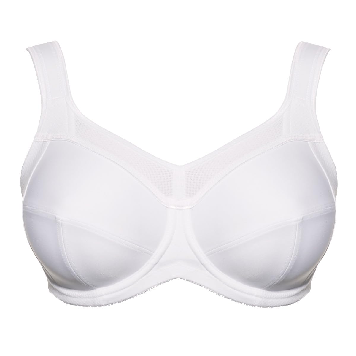 Ulla Dessous - Kate Sport und Entlastungs-BH mit Bügel - 6024 - Gepolsterte Träger, Viergeteilte Cups, Atmungsaktiv und Stützend