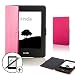 Produktbild Forefront Cases Amazon Kindle Paperwhite (Nur für 2012, 2013, 2015, 2016 Modell) Smart Hülle Tasche Case Cover - Dünn Leicht Rundum-Geräteschutz Auto Schlaf Wach + Stift & Displayschutz (ROSA)