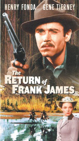 Cinta de vídeo VHS Return of Frank James película Western clásica importada USA