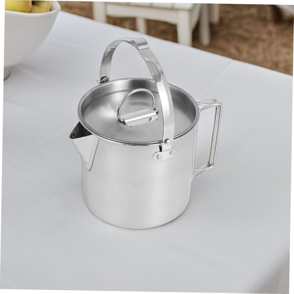TOYANDONA Hervidor De Agua Portátil Acero Inoxidable Para Exteriores Para Senderismo Camping y Picnics Rápido