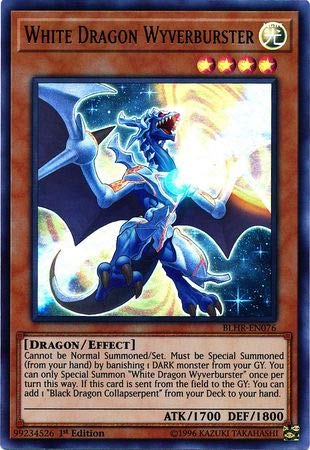 Yu-Gi-Oh! - White Dragon Wyverburster - BLHR-EN076 - Ultra Rare - 1st Edition - Battles of Legend: Hero's Revenge