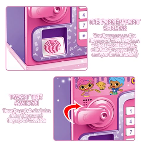 Image of Magicwand Musical Money Safe Kids Piggy Savings Bank with Finger Print Sensor【Pack of 1】【PoopSiie】
