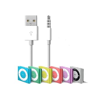 【ジャンク品】iPod 120GB 本体、充電ケーブル、トランスミッター Amazon | For iPod Shuffle 3rd 4th 5th 6th 7th MP3 ケーブル