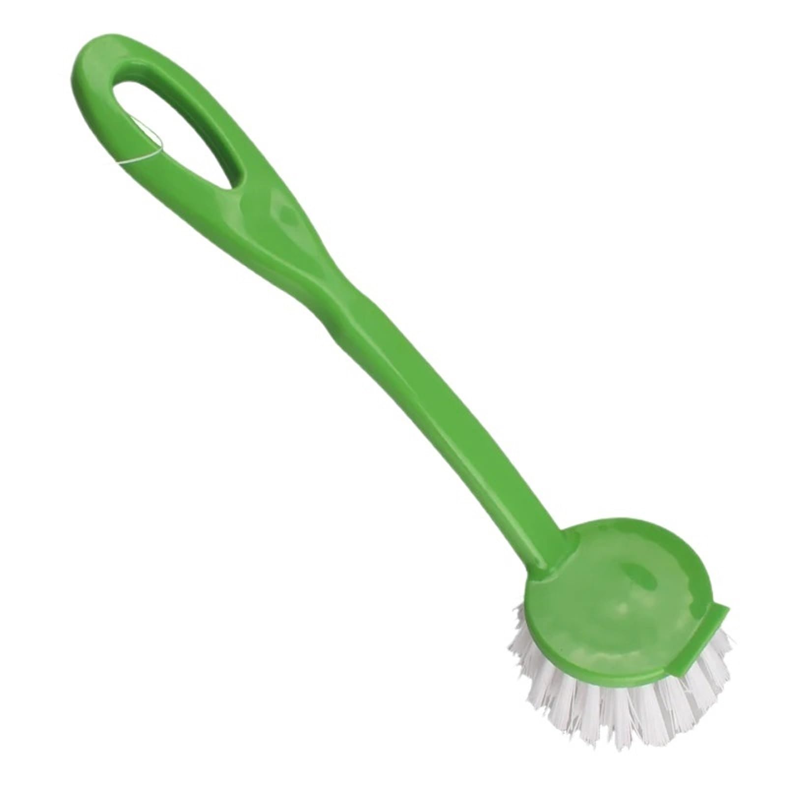 3pcs Pot Brush Cleaning Tools Cookware With Handle Round Head for Cleaning Dishes(Green)