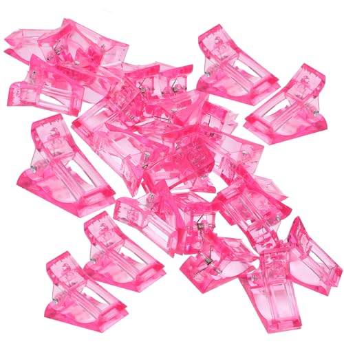20 Clips para Extensión de Uñas Rosas para Manicura miniatura 1
