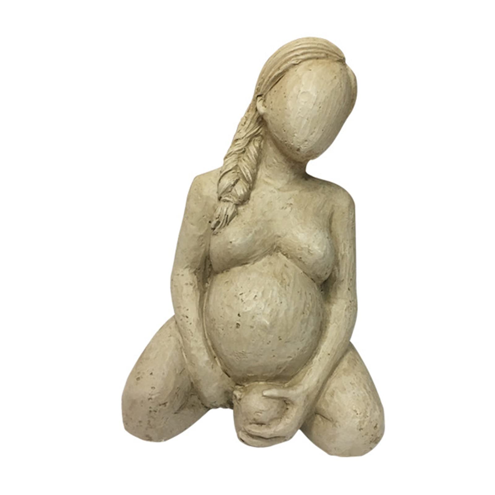 Amangul Women's Born Pregnant Statues Figurines Mother Statue Home Decor Miniature Figurines For Resin Figure Ornaments