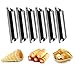 Bestonzon Lot de 6 moules en acier inoxydable en forme de tubes pour cannoli