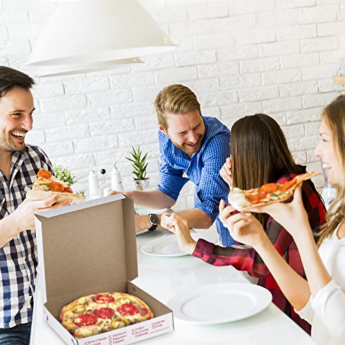 Boîte à pizza 10 pouces à verrouillage d'angle anti-déformation en carton couché