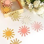 Sunshine Decor First Trip Around The Sun Garland Decorations Sunny Banner Theme Birthday Party Supplies Pink White Baby Shower Decorations Pre - Strung Hanging Nursery 1st Birthday Party 2 pcs - Image 2