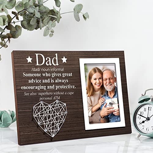 Best Dad Gifts Father's Day Gifts For Dad From Daughter Son Kids, Dad Picture Frame Fathers Day Step Dad Bonus Dad Gifts, Dad Birthday Gifts First Father's Day Gifts For Husband From Wife-4X6 Photo #TOP4