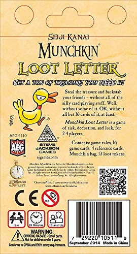 Munchkin Loot Letter Clamshell Edition Game miniatura 2