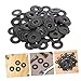 Cabilock 100PCS Heavy Duty Rust-Resistant Metal Washers 8mm Inner Diameter Green Coated Iron Sealing Ring Set for Plumbing and Industrial Use