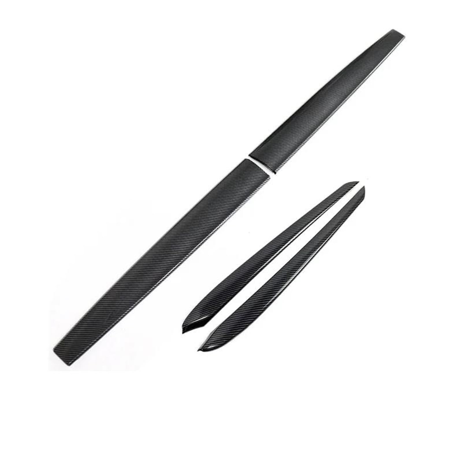 Car Interior for Tesla for Model Y 2021 2022 Interior Accessories ABS Carbon Fiber Dash Decor Sticker Door Trim Dashboard Panel Cover(4p Glossy Carbon)