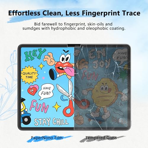 3 Pack Paper Screen Protector for iPad A16 11" 11th/10th + 2 Pencil Tip - image 7