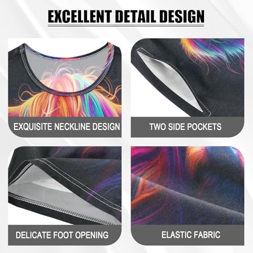 Highland Cow Black Pajama Set Short Sleeve Nightwear Soft Clothes Set Summer Pajamas Cotton 5Y4