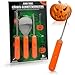 Produktbild COM-FOUR® 4-teiliges Kürbis Schnitz-Set für Halloween - Schneide-Werkzeuge zum Aushöhlen von Kürbissen - Löffel, Sägemesser, Auftrennsäge (Schnitzwerkzeug - 04-teilig)