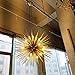 KAKEEL Golden Sputnik Chandelier Ceiling Light Lamp Pendant Lighting Fixture E14 Light (Dia 29.5-Inch)