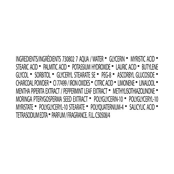 L'Oreal Men Expert Hydra Energetic Facial Cleanser with Charcoal for Daily Face Washing, Mens Face Wash, Beard and Skincare for Men, 5 fl. Oz