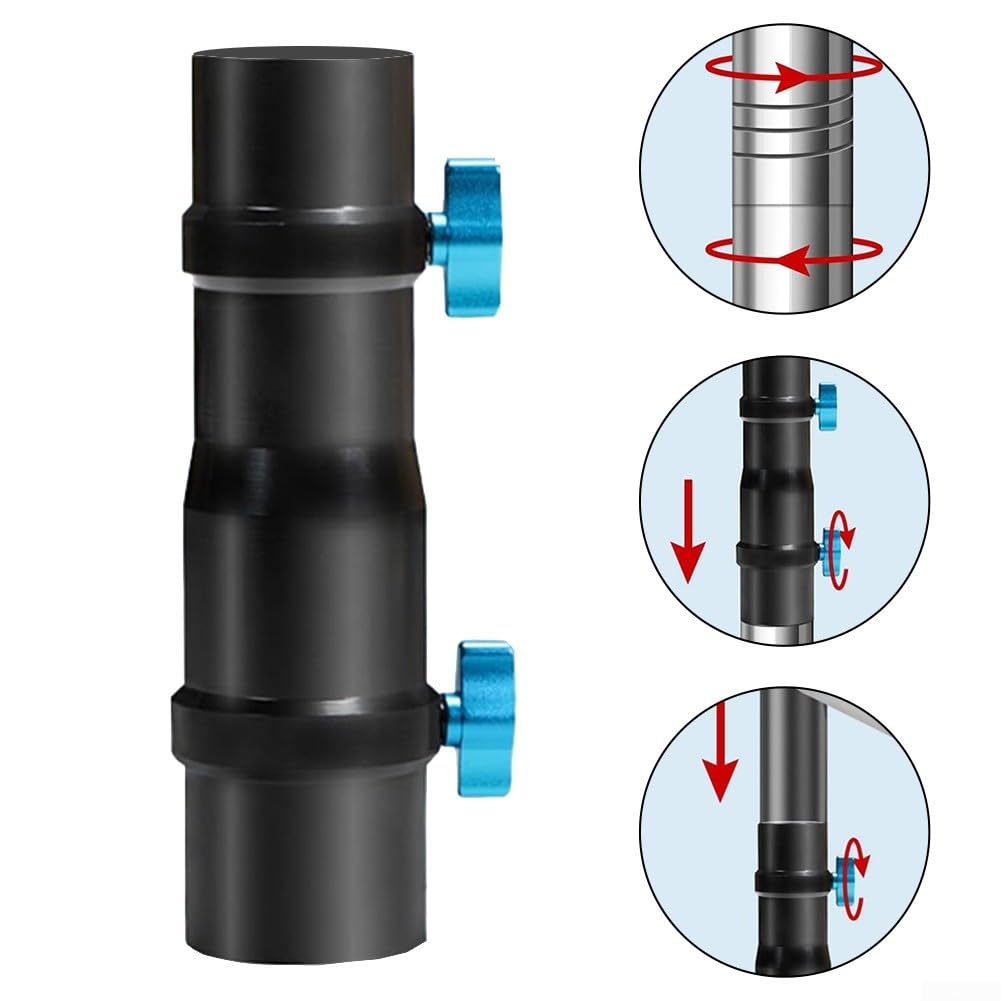 Pour Starlink II Tube rond en métal + 4 tubes d'extension (1 tube rond + 4 tubes d'extension)