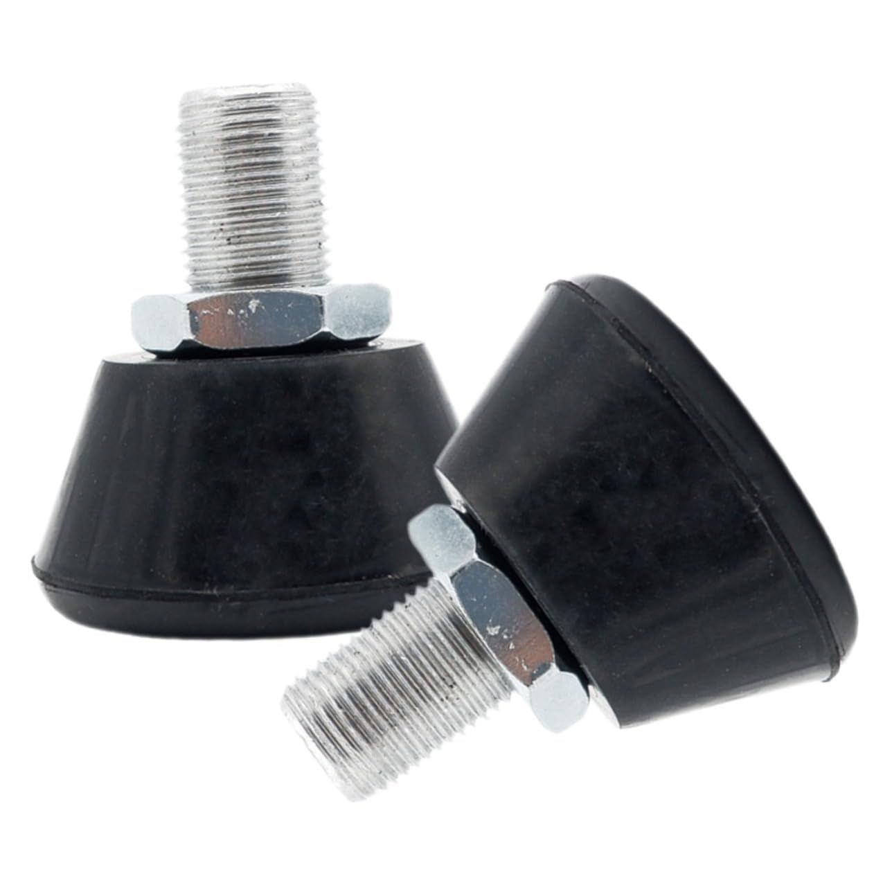 GALPADA 1Pair Adjustable Rubber Roller Skates Toe Stops Wear Resistant Brake Plugs for Enhanced Safety Outdoor Surfaces Compatible with Standard Four Wheel Skates