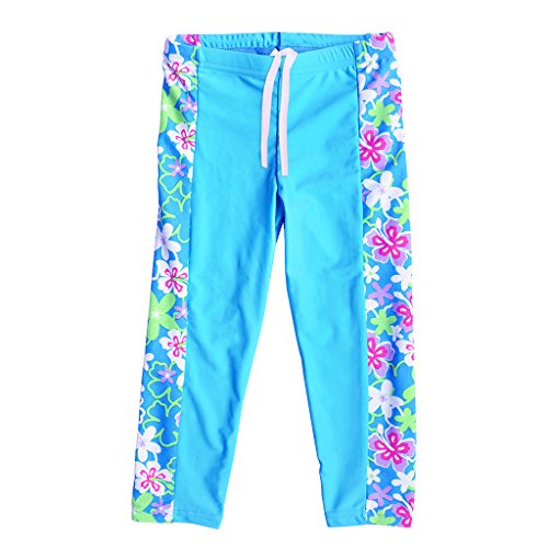 Image of TFJH E Girls Two Piece Swimsuit Long Sleeve Rash Guard Ages 3-12 | UPF 50+ sun protection, breathable , lightweight long sleeve swimsuit, full coverage, pool beach vacation, water park