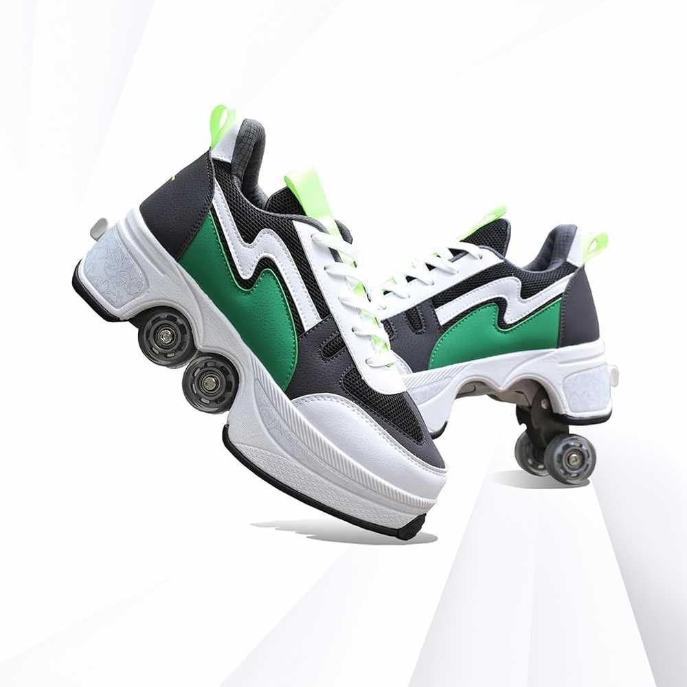 Patines De Ruedas para Niños,Zapatos con Ruedas para Niños Y Niña,adecuados para Caminar/Patinar