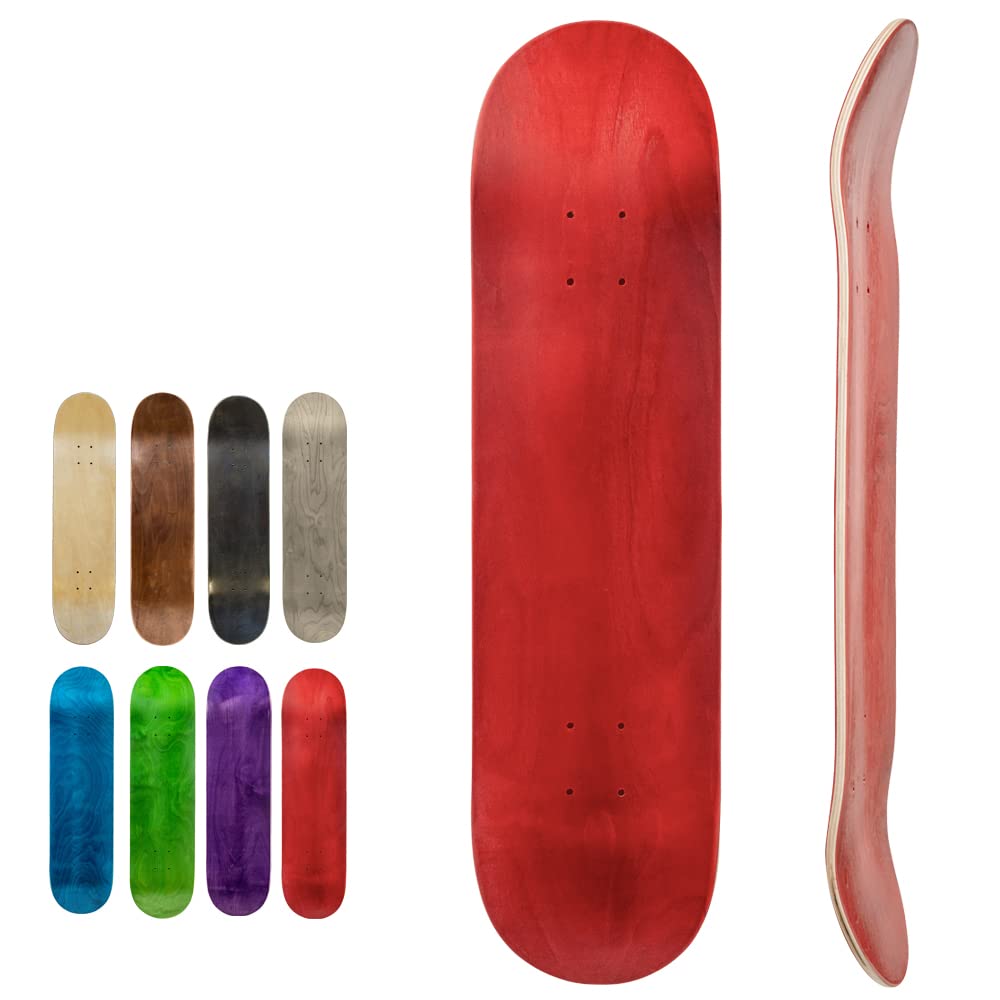 5枚セット売り！ 板 スケートボード 8インチ ブランクデッキ 部品 紫 板 スケートボード 8インチ スケボー デッキ ブランクデッキ