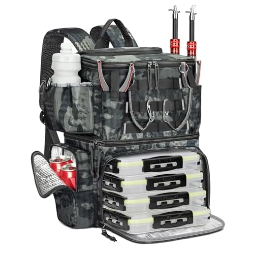 Best waterproof backpack for fishing MATEIN Fishing Backpack with Insulated Compartment